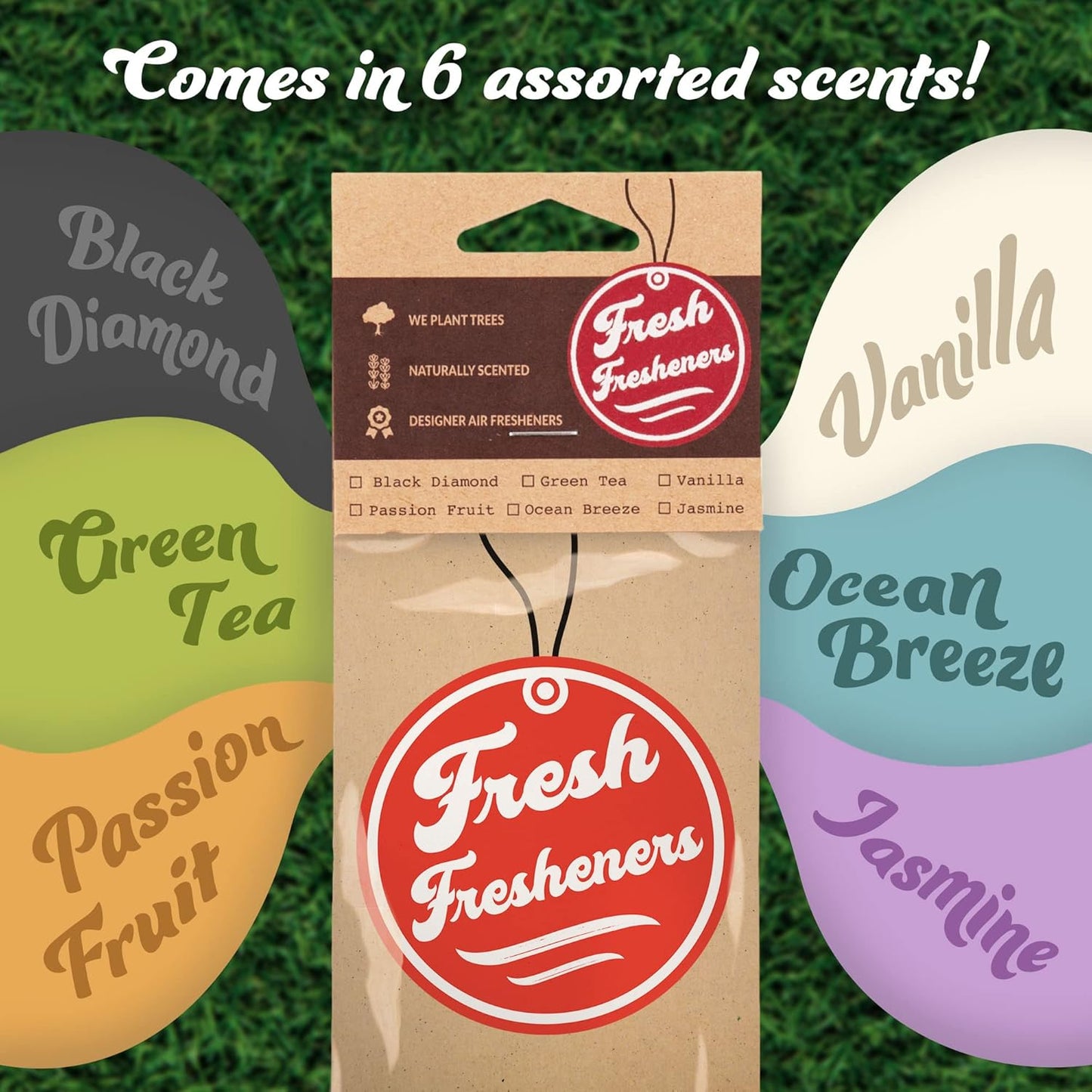 Sasquatch Car Air Fresheners 4 Pack, Car Air Fresheners Scented with Premium Oils by (4 Pack)