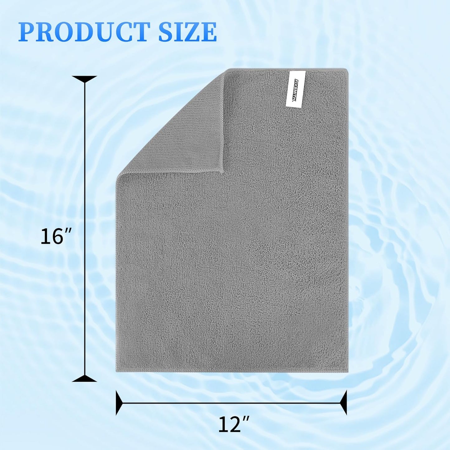 Microfiber Cleaning Cloth - Pack of 50, Microfiber Towels for Cars 16 X 12 In, Highly Absorbent Cleaning Rags, Lint-Free, Streak-Free Cleaning Cloths for Car Kitchen Home Office