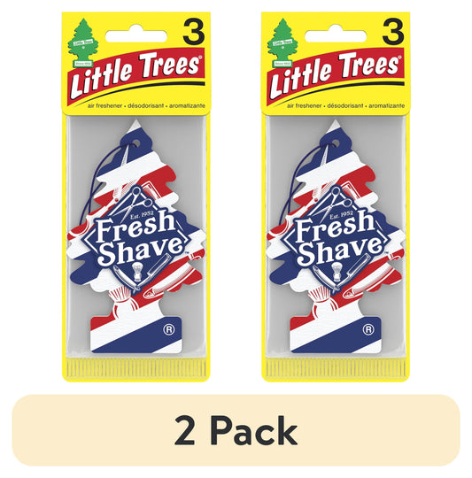 (2 Pack)  Air Freshener Fresh Shave Fragrance 3-Pack