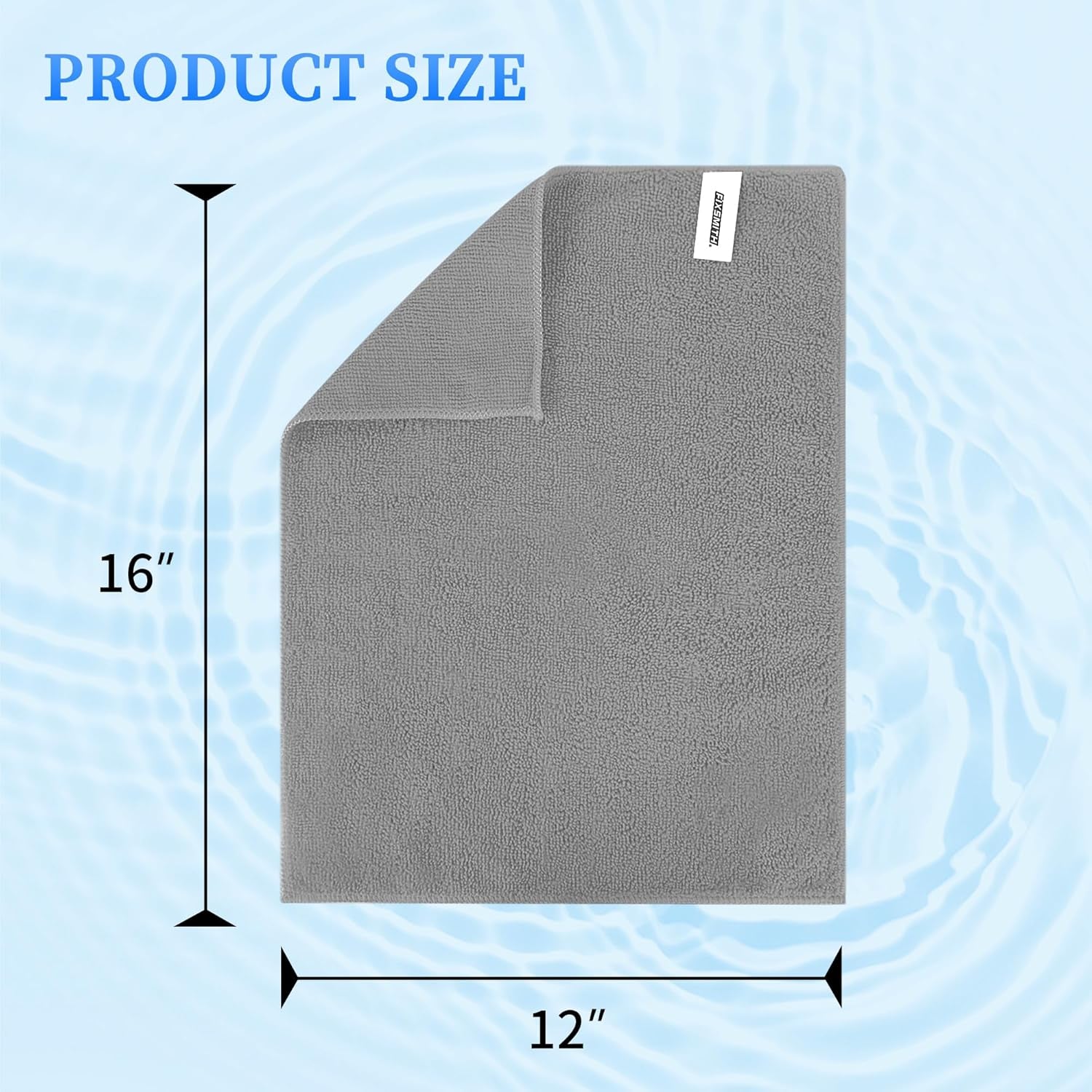 Microfiber Cleaning Cloth - Pack of 50, Microfiber Towels for Cars 16 X 12 In, Highly Absorbent Cleaning Rags, Lint-Free, Streak-Free Cleaning Cloths for Car Kitchen Home Office