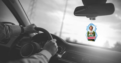 Elf Movie OMG Santa Automotive Air Fresheners for Vehicles | Christmas Cookie Scent (6-Pack) | Made in the USA