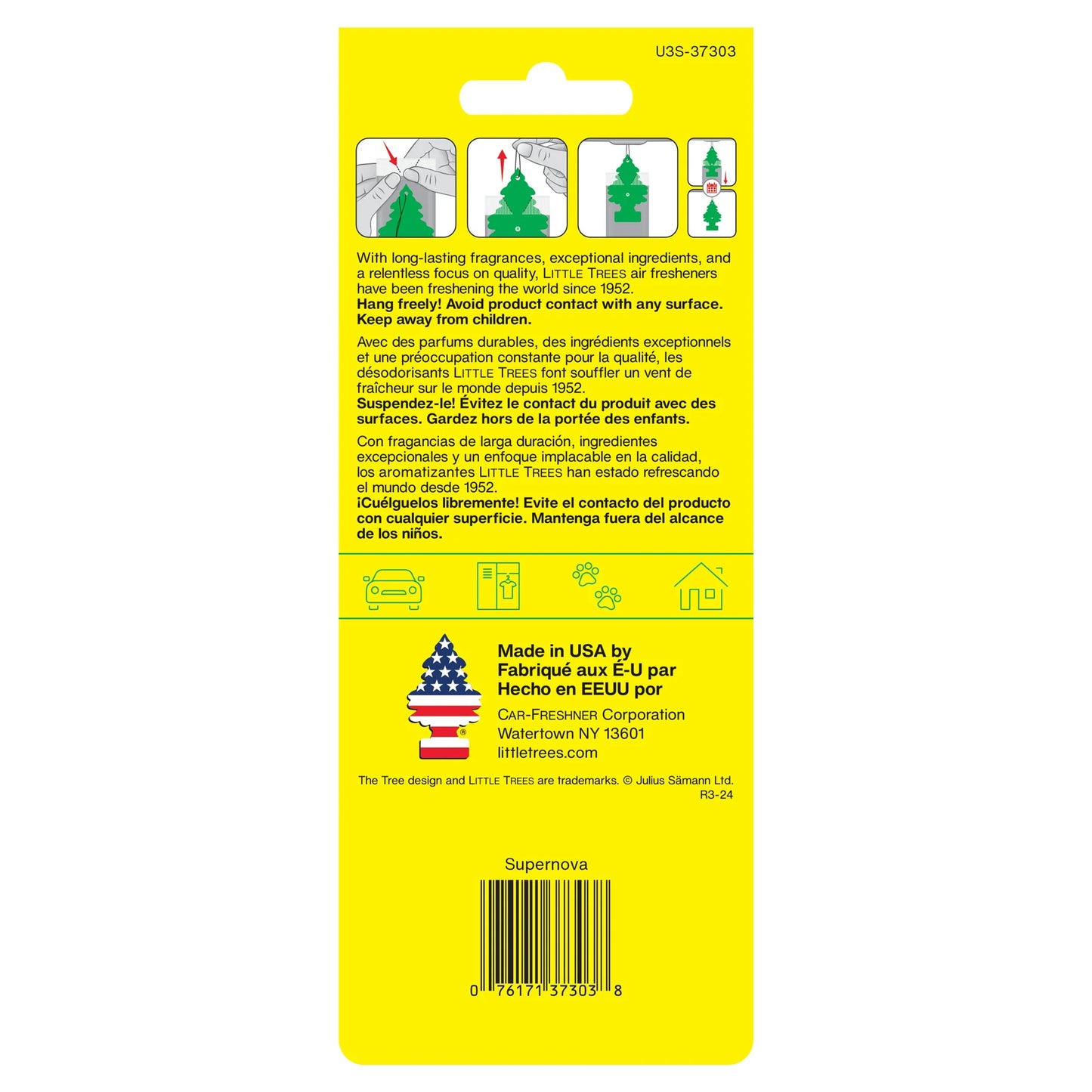 (3 Pack)  Air Freshener Supernova Fragrance 3-Pack